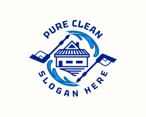 Power Washing Cleaning logo design