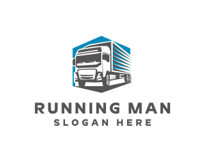 Truck - Cargo Truck Delivery logo design