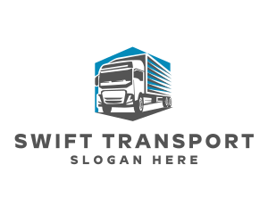 Cargo Truck Delivery logo design