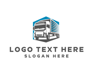 Delivery - Cargo Truck Delivery logo design