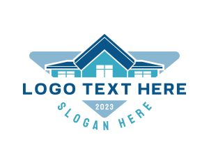 Home Repair - House Roofing Contractor logo design