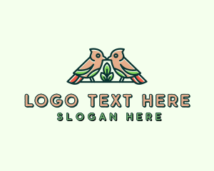 Botanical - Bird Botanical Plant logo design