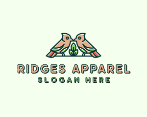 Bird Botanical Plant logo design