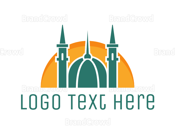 Islamic Mosque Religion Logo