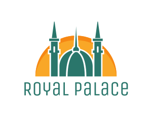 Palace - Islamic Mosque Religion logo design