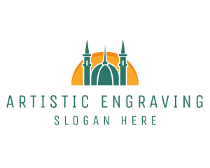 Islamic Mosque Religion logo design