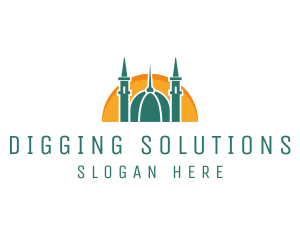 Islamic Mosque Religion logo design