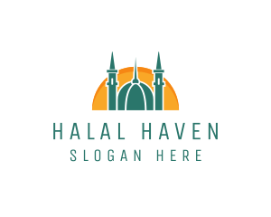 Islamic Mosque Religion logo design