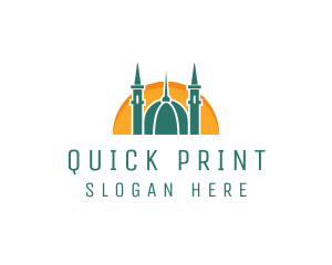 Islamic Mosque Religion logo design