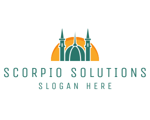 Islamic Mosque Religion logo design