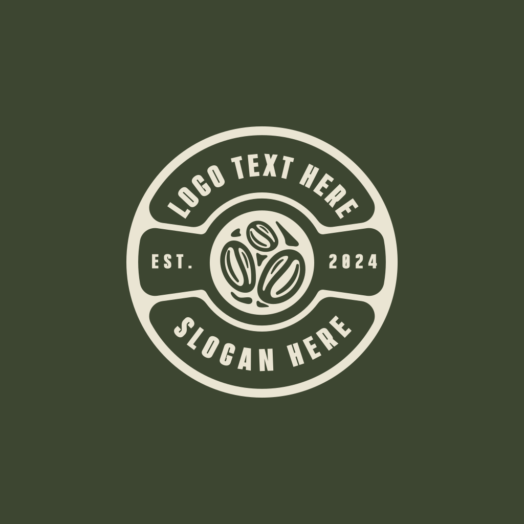 Coffee Bean Organic Cafe Logo | BrandCrowd Logo Maker