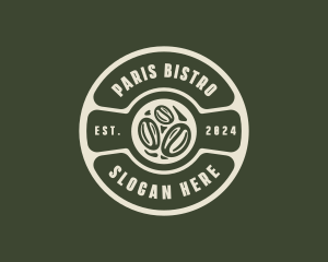 Coffee Bean Organic Cafe logo design