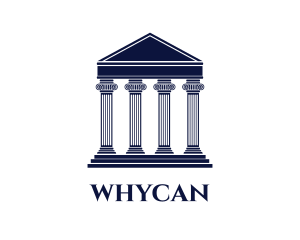 Legal Service - Greek Architecture Pillar Firm logo design