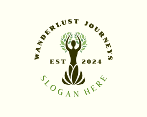 Life Coach - Woman Tree Wellness Spa logo design