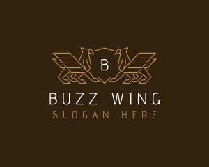 Luxury Griffin Wings logo design