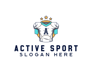 Player - Football Sports Shirt logo design