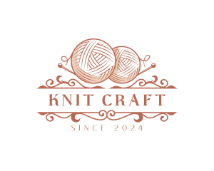 Yarn Needle Crochet logo design