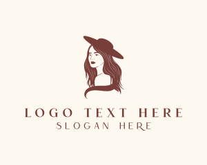 Model - Chic Fashion Woman logo design