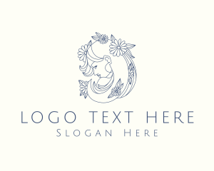 Facial Care - Luxe Beautiful Lady logo design