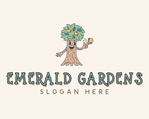 Orange Tree Garden logo design