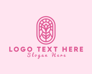 Bloom - Pretty Flower Beauty logo design