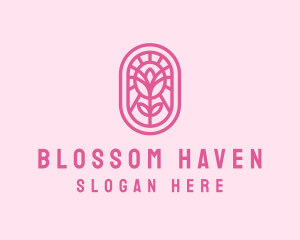 Flowering - Pretty Flower Beauty logo design