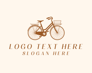 Delivery Bike Courier Logo
