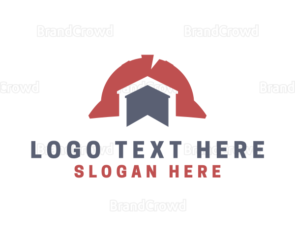 Hard Hat Construction Builder Logo