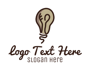 Idea - Light Bulb Mind logo design