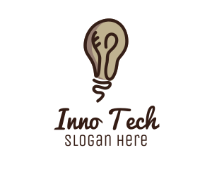 Innovative - Light Bulb Mind logo design