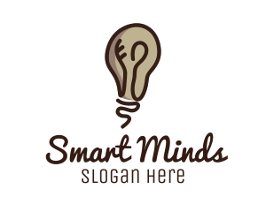 Light Bulb Mind logo design