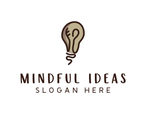 Light Bulb Mind logo design