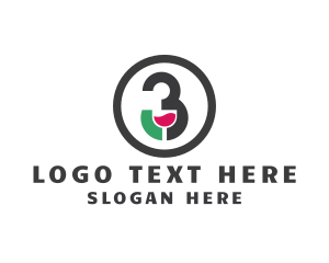 Distillery - Winery Wine Glass Number 3 logo design