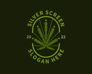 Cannabis - Organic Weed Marijuana logo design