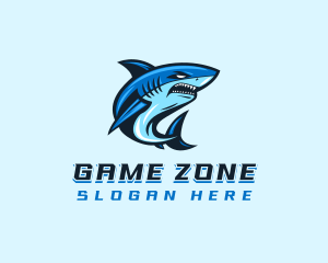 Aquatic Marine Shark logo design