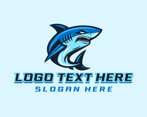 Mascot - Aquatic Marine Shark logo design