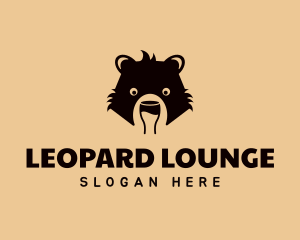 Bear Liquor Beverage logo design