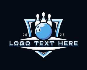 League - Bowling Championship Competition logo design