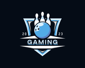 Bowling Championship Competition Logo