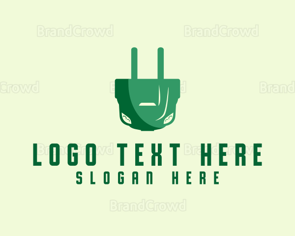 Electric Car Plug Logo