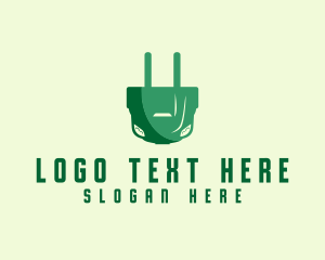 Transport - Electric Car Plug logo design