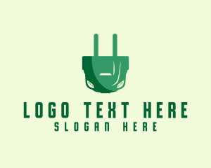 Electric Car Plug Logo