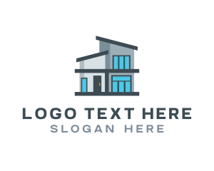 Residence - Real Estate Contractor Architect logo design