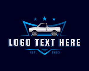 Driving - Car Pickup Automotive logo design