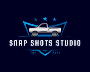 Motor - Car Pickup Automotive logo design