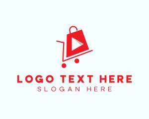 Shopping Vlog Channel logo design