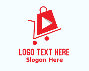 Shop - Shopping Vlog Channel logo design