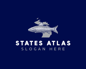 Aqua Fish Michigan logo design