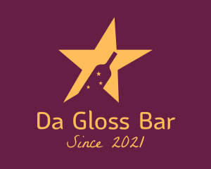 Star Wine Bar  logo design