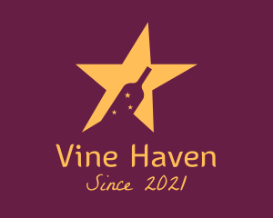 Wine Bar - Star Wine Bar logo design